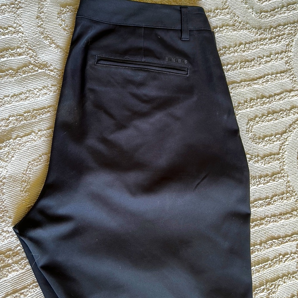 Bonobos Highland Golf Pants, 36Wx32L, Black, Athletic Fit